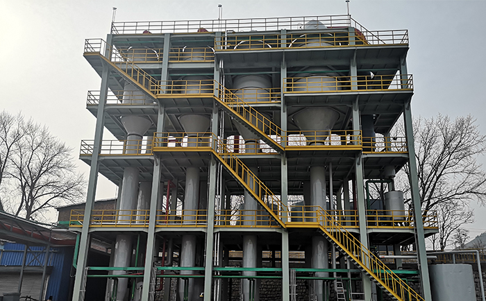 硫酸銨四效蒸發(fā)結(jié)晶項(xiàng)目實(shí)拍